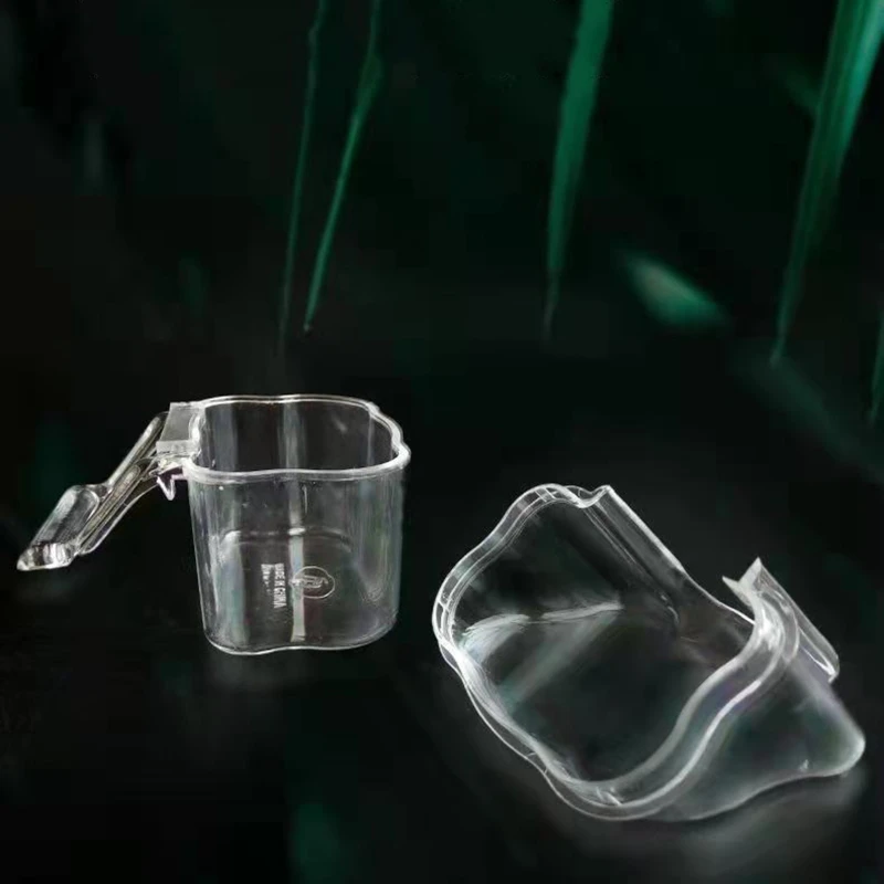 No Mess Bird Feeder Bowl สำหรับกรงสัตว์เลี้ยงสำหรับนกแก้ว Conures แก้มเขียว
