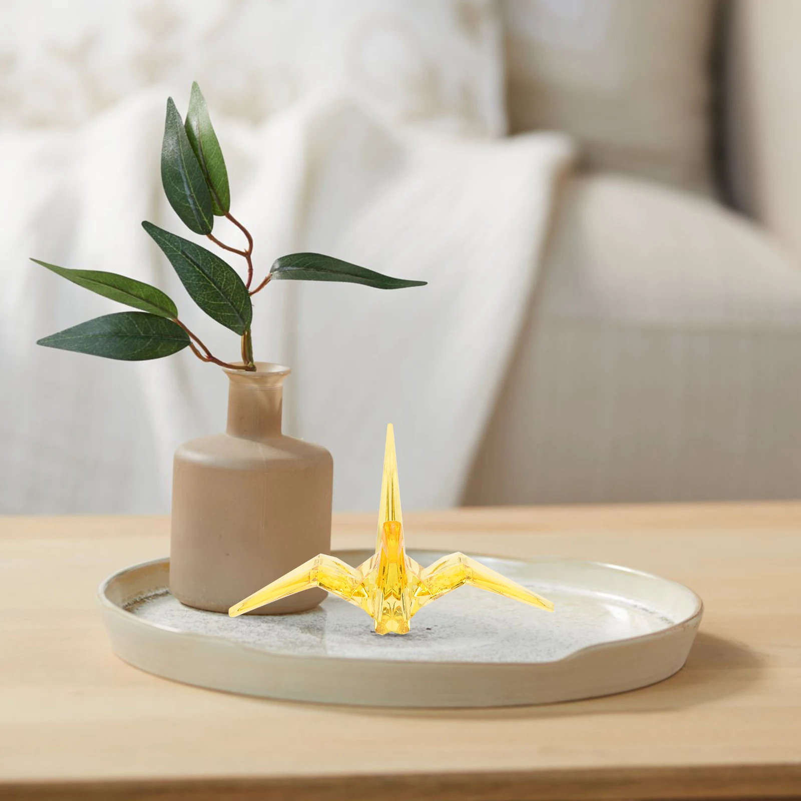 

Acrylic Animal Figurines Statue Kids Gifts Large Transparent Decorations Holiday Party Accessories Crafts