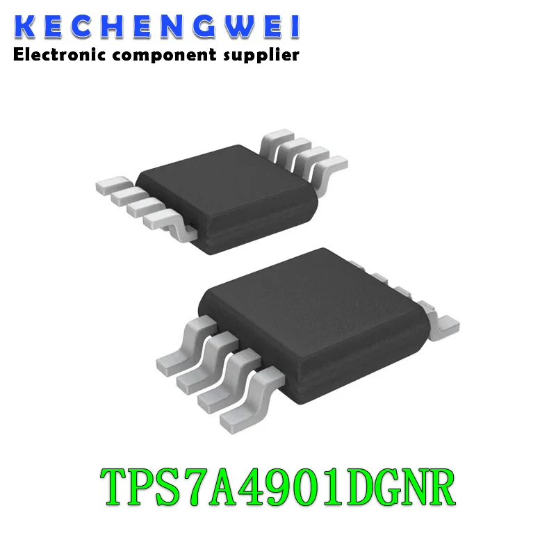 1PCS/LOT New original TPS7A4901DGNR TPS7A4901 MSOP-8 screen printed PTJQ low dropout linear regulator chip In stock