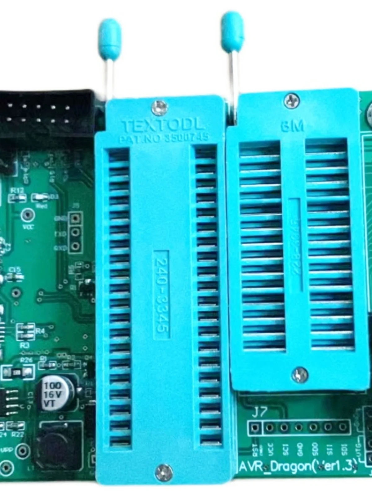 ATSTK600 AVR مبرمج الجهد العالي ISP Burner MKII استبدال، لوحة ترقية stk500