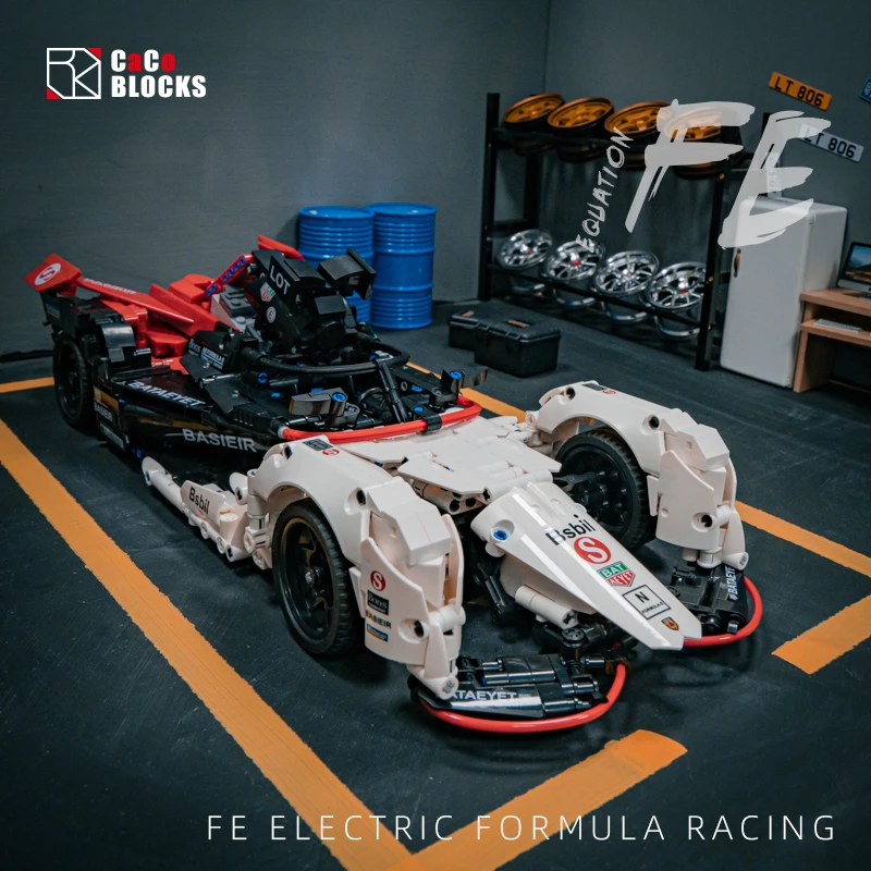 1626PCS  MOC F1 Formula Racing Car Model Building Blocks Bricks High-Tech Toys For Children Christmas Education Gifts