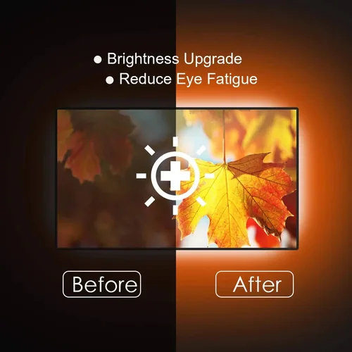 Imagen 2 del producto Retroiluminación Led de TV ambiental inteligente 4K 1,4 2,0 caja de sincronización de dispositivo HDMI y Kit de tira de luz RGBIC WS2812B 5050 para PC de 24 a 65 pulgadas PS4 XBOX