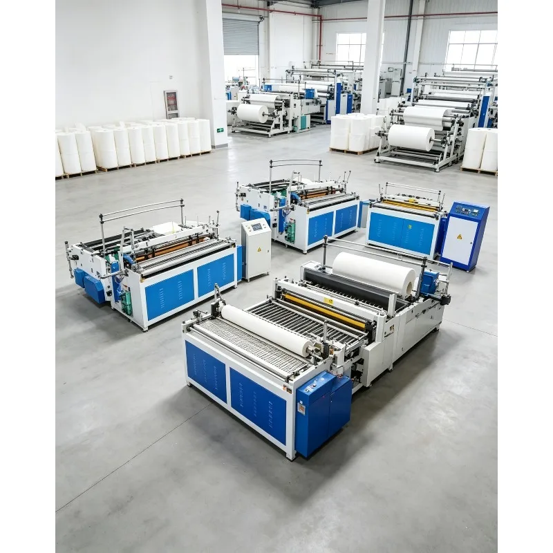 Toilet Tissue Rolling Paper Making Machine for Sale Tissue Making Machine Industrial Toilet Paper Making Machine