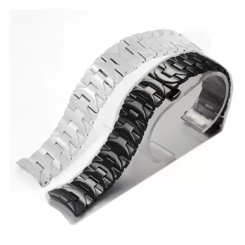 

For Panerai strap men's steel band PAM441 111 solid stainless steel butterfly buckle watch chain 24mm Men's watch accessories