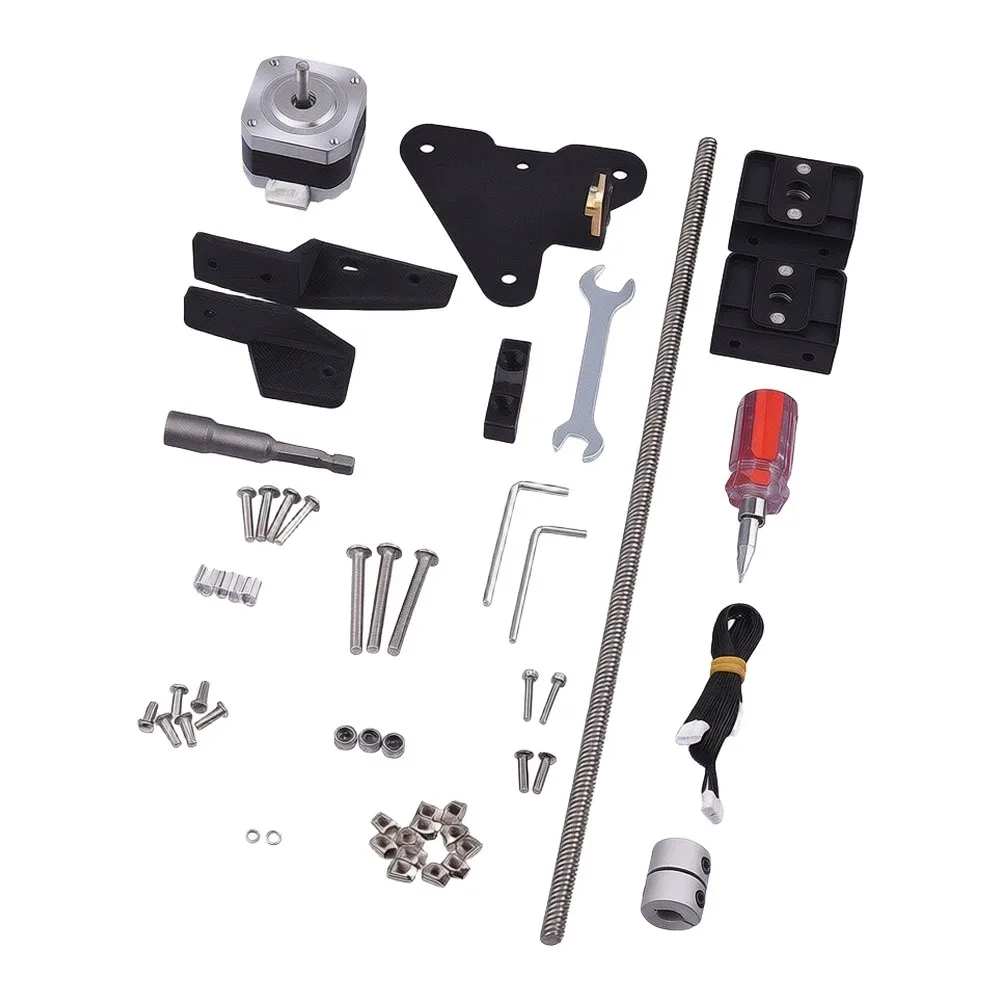 Dual for z Kit for Ender 3 and For CR-10 3D Printers Built with Reusable Metal and Plastic Components for z-Axis Operation
