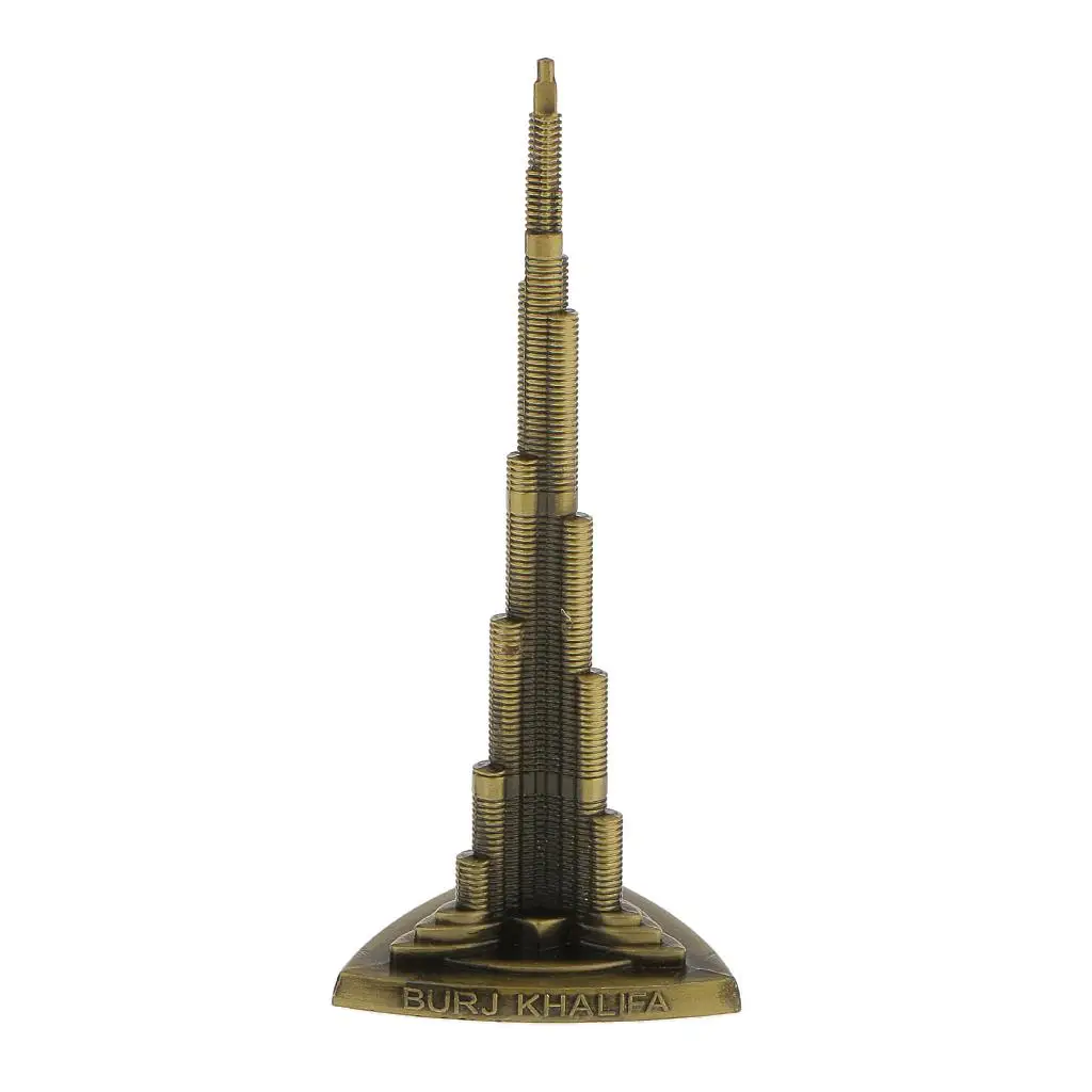 KHALIFA TOWER DUBAI ARCHITECTURE BUILDING REPLICA COLLECTIBLE SOUVENIR 13CM