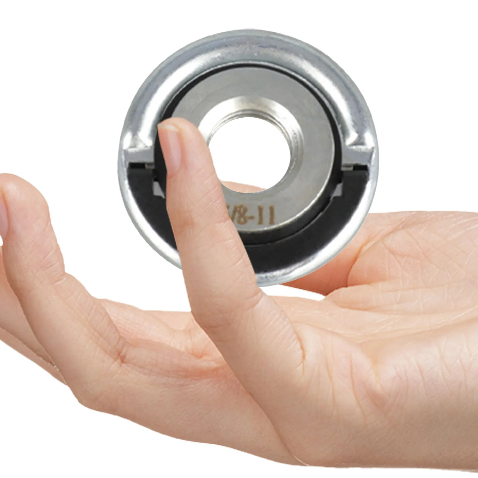 

Быстросъемная стопорная гайка без ключа, самозатягивающаяся фланцевая гайка из углеродистой стали для большинства угловых шлифовальных машин, запасные части