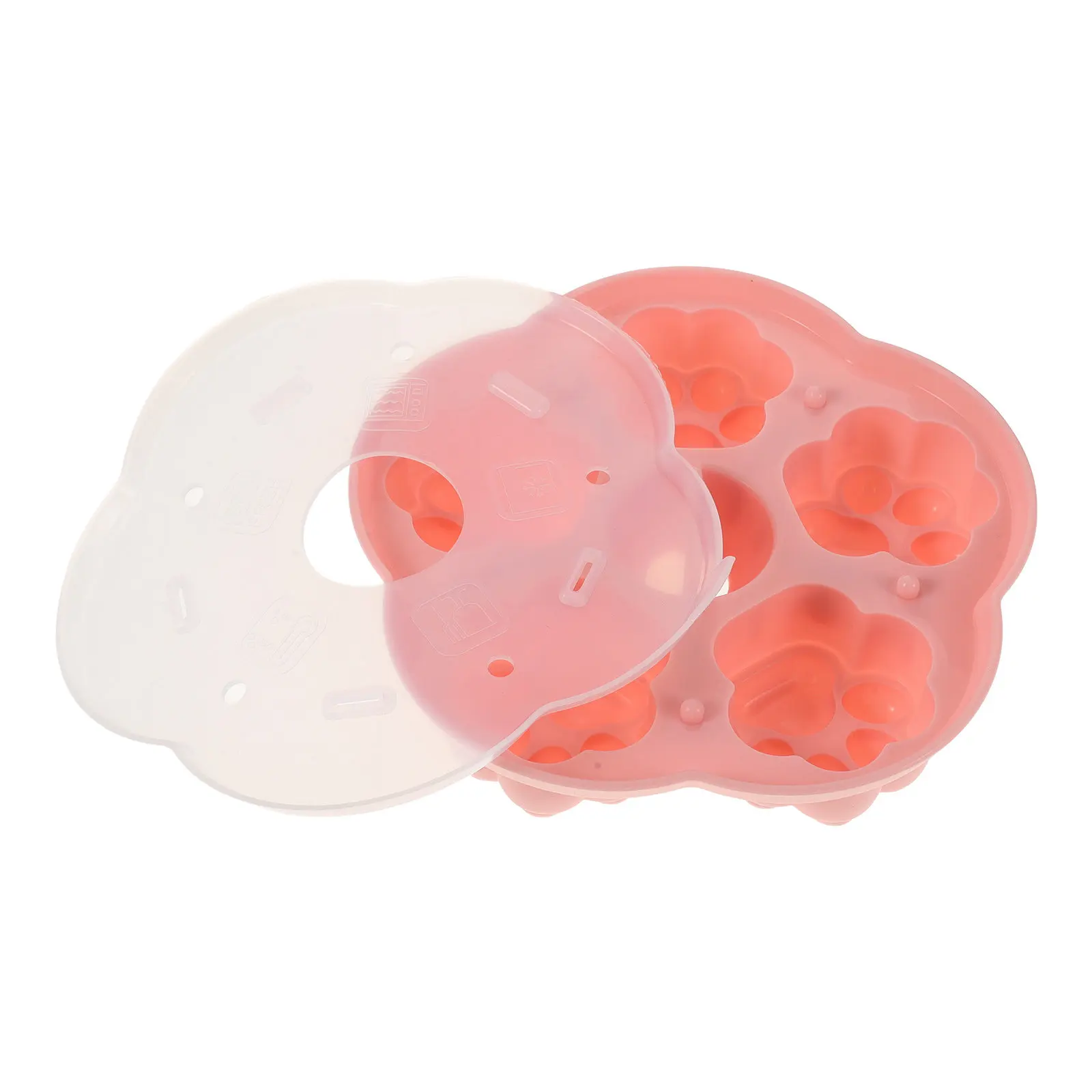 

Контейнер для детского питания, розовый, термостойкий, силиконовый, многофункциональный, для заморозки, с крышками, для удобной транспортировки