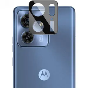 Bilashmart 3D Camera Lens Cover Case Motorola Moto Edge 40 5G Back Tempered Glass Camera Protector Moto Edge 40 Neo Lens Ring Film