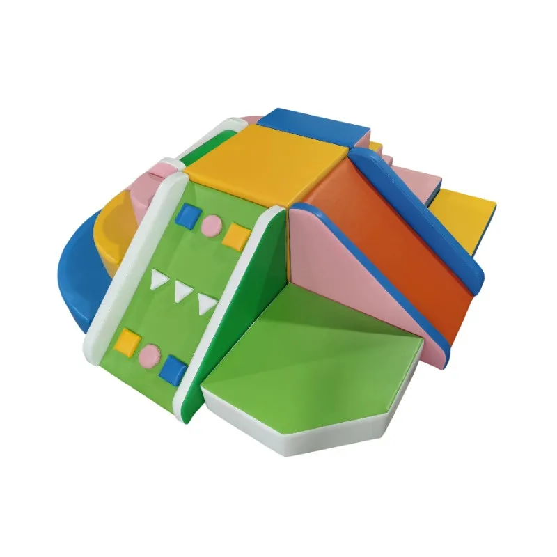 Factory Customized Modern Design Party Rental Cute Baby Kids Children Soft Play Foam Blocks Sponge Playground Sofa Set