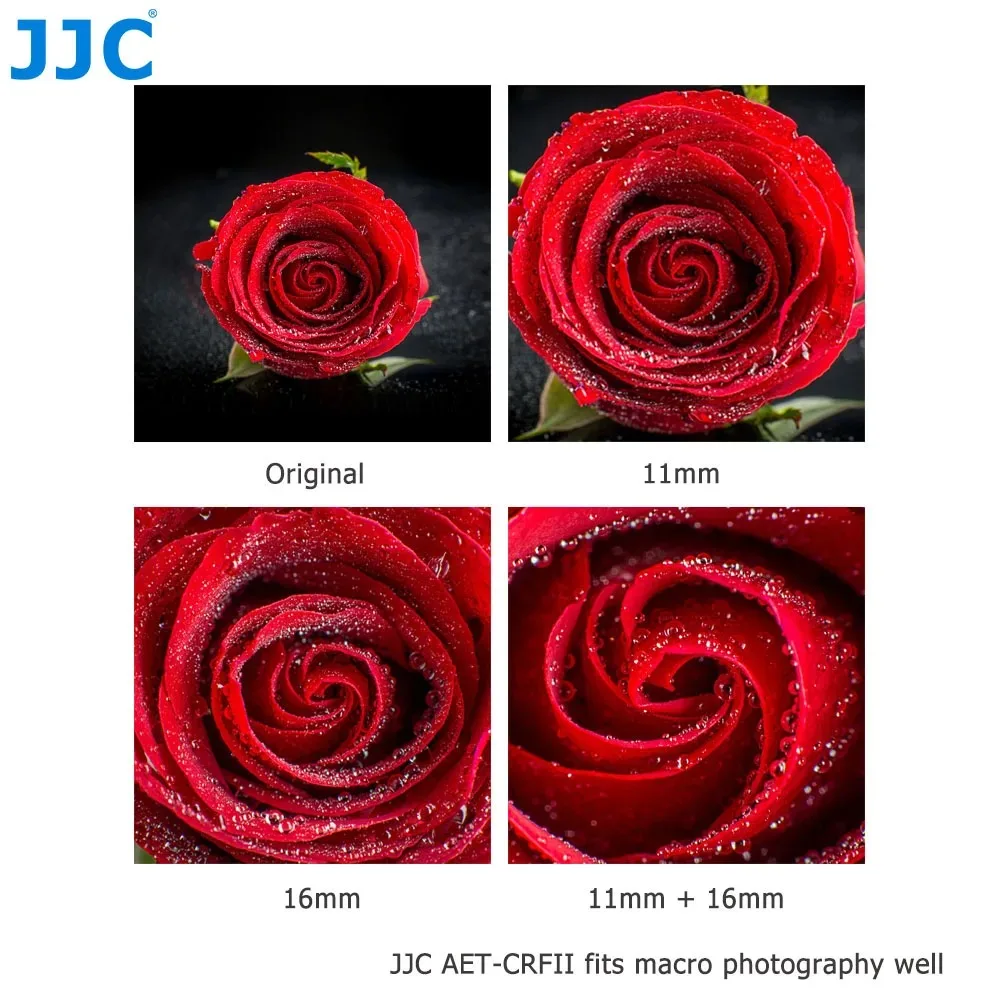 JJC RF Mount Auto Focus Macro Extension Tube Ring Set для Canon R50 R7 R8 R5 R6 R10 EOS R RP R3 R6 Mark II R100 RF Mount Len