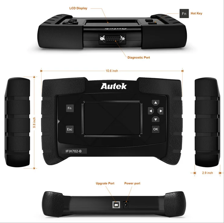 Autek IFIX702 Scanner OBD2 Full System Diagnostic Tool