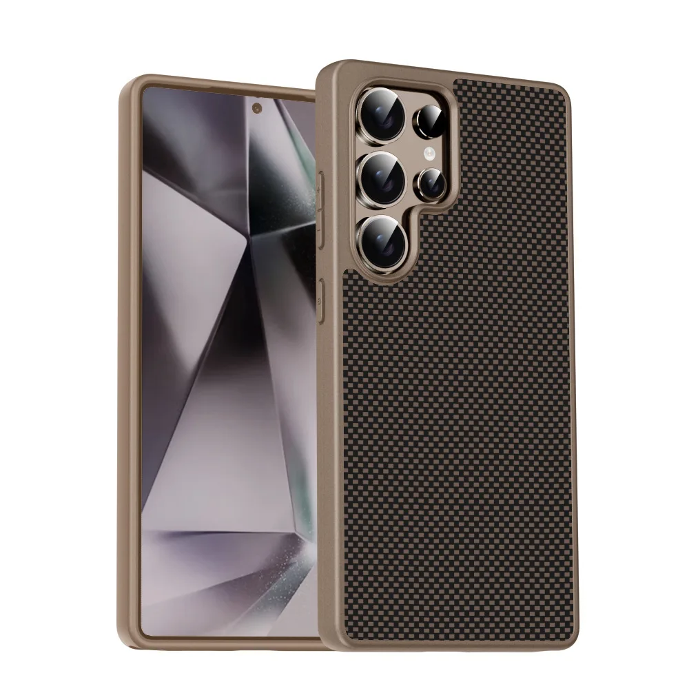 

For Samsung Galaxy S26 Ultra Case Carbon Fiber Woven Pattern Frosted TPU Phone Case,For Samsung Galaxy S26 Case