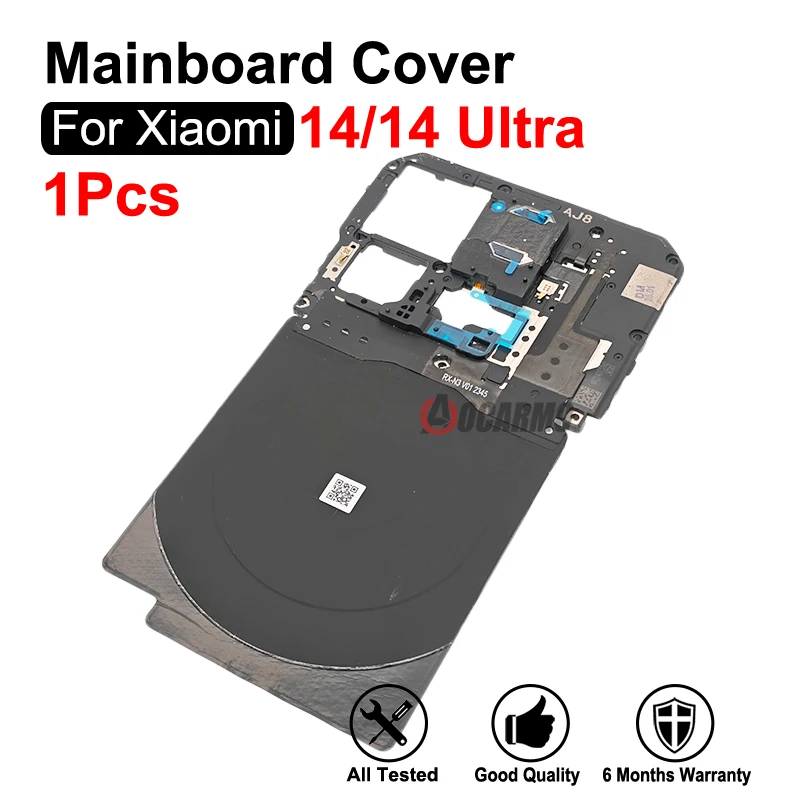 For Xiaomi 14U Ultra Mi 14 Pro Motherboard Main Board Cover With Wireless Charging Coil Module Replacement Parts