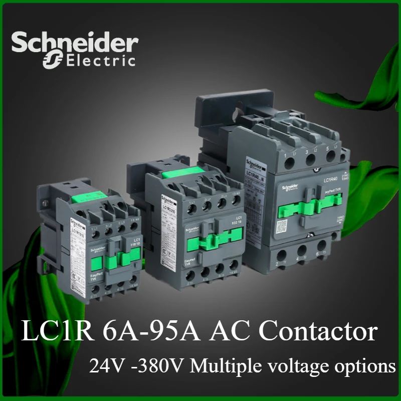 Schneider LC1R AC contactor 0601/0610/0901/0910/1201/1210/1801/1810 B5N 24V CC5N 36V F5N 110V M5N 220V Q5N 380V