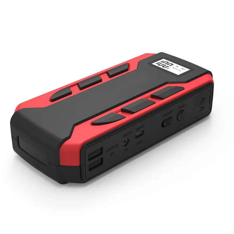 Car Jump Starter Car Buster 12V Vehicle Emergency Battery Auto Booster Battery Starter Power Bank Powerful LED Light