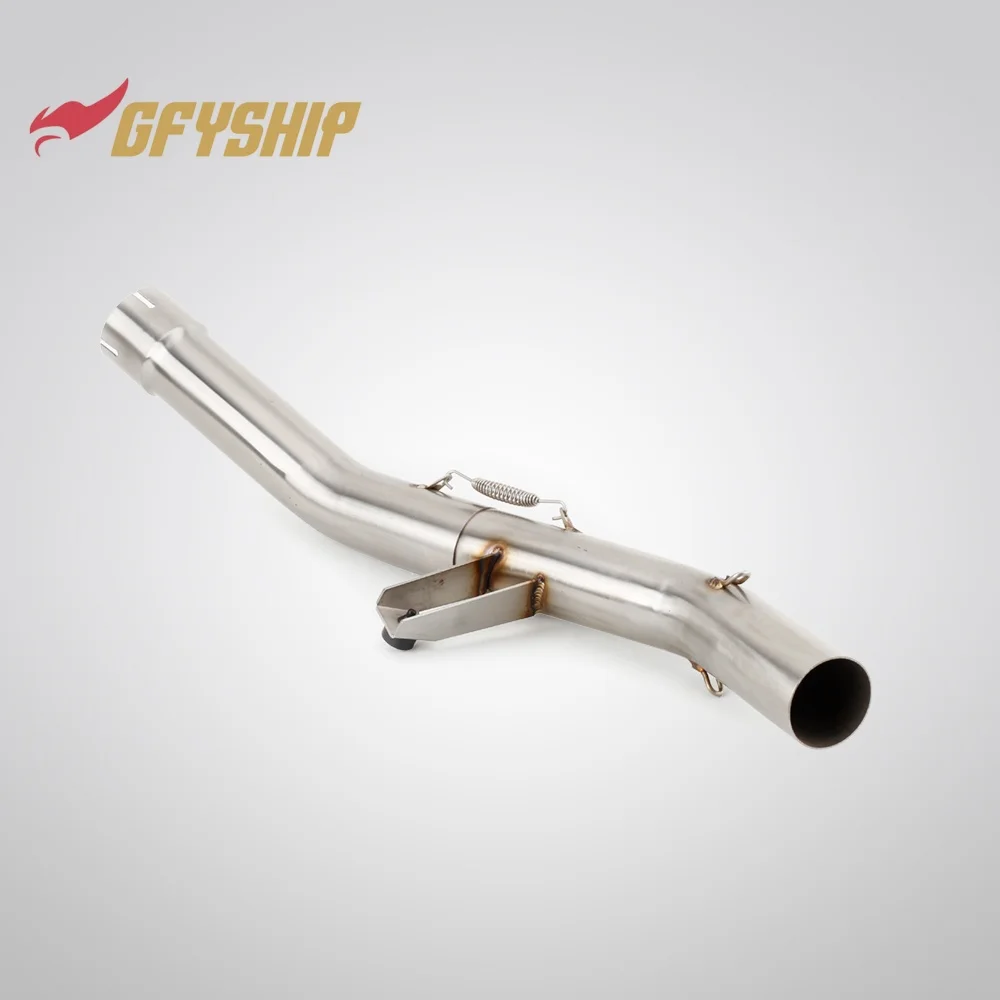 Motorcycle Exhausts Middle Link Pipes Slip-on For KAWASAKI GTR 1400 2007-2022