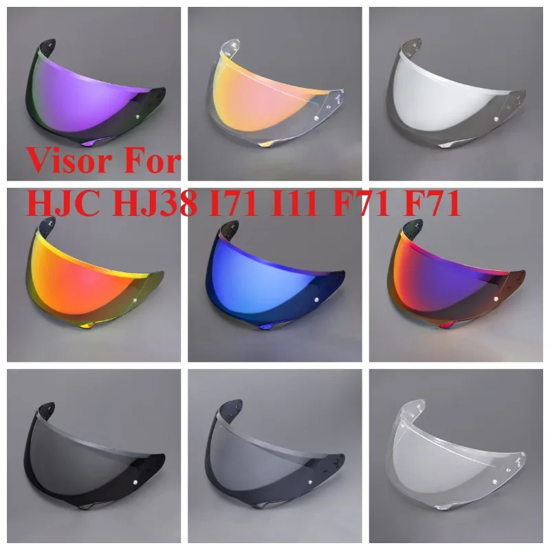Visor For HJC HJ38 I71 I11 F71 F71 Helmet Lens Anti Fog High Impact Protection UV Cut Durable High Strength