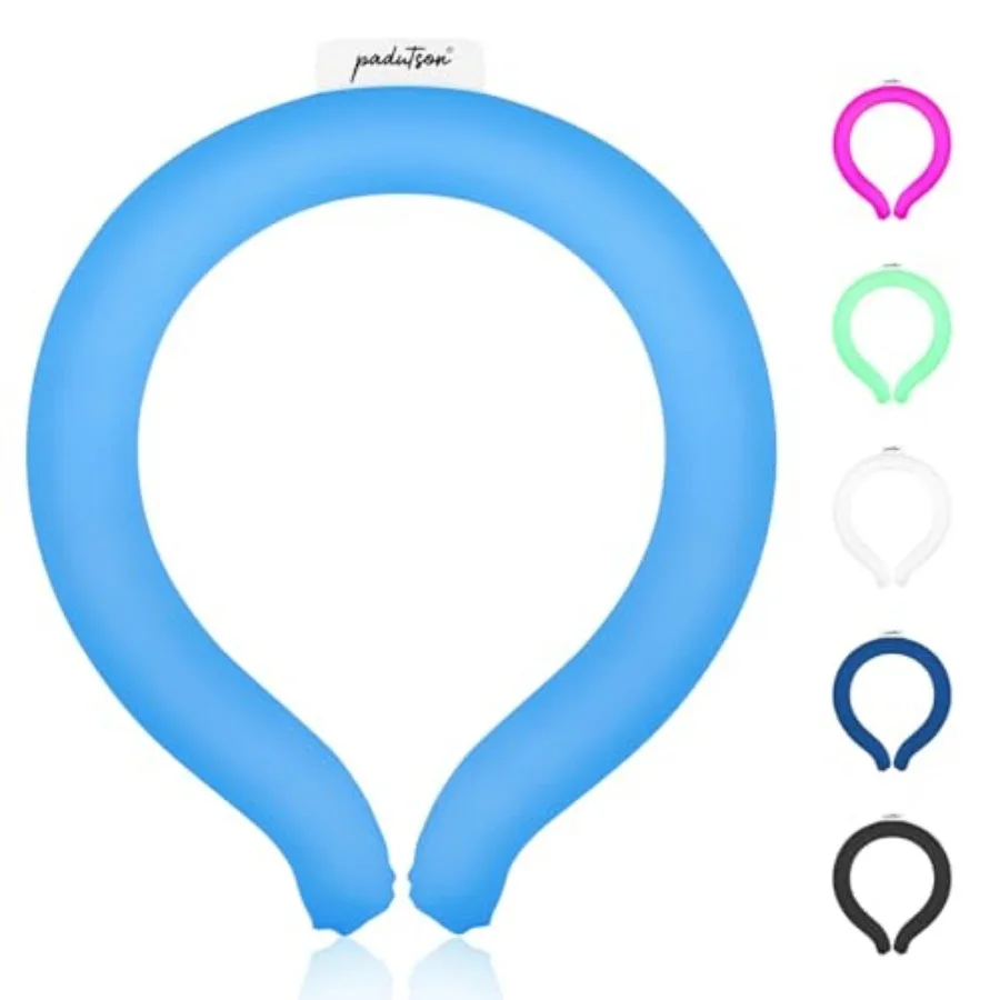 

Neck CoolingTube, Reusable Ice Cooler Wearable Body CoolingProducts, Neck Coolers for Hot Weather