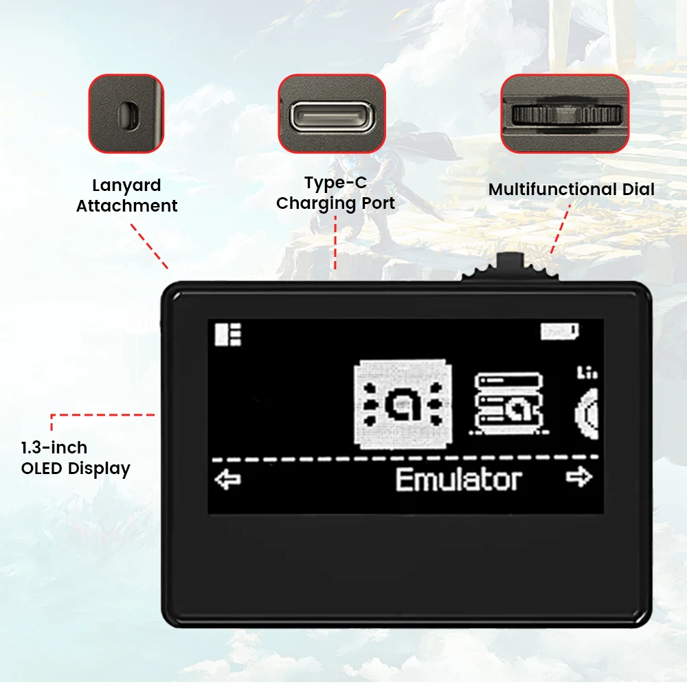 For Amiibo Chargeable Intelligent Simulator Emulator Bluetooth-Compatible Universal Writer for Switch2/Wiiu/3DS Game Accessories