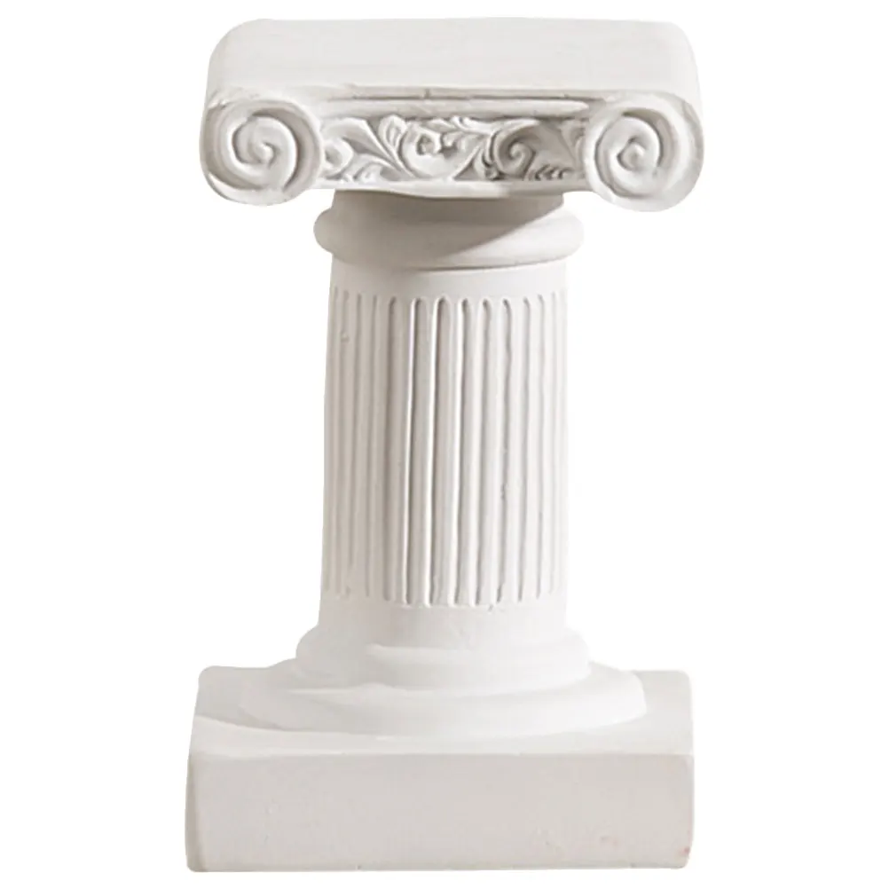 

3D Roman Pillar For Weddingative Miniature Holders For Pillar Candles Ornament Resin Pillar Holder Roman Pillar Statue