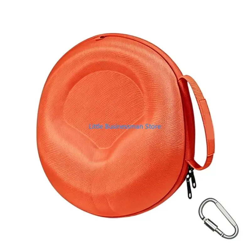 Double-Pull Headphone Storage Bag, Round Hard Shell with Molded Interior and Side Handle for 1000XM6 WH-1000XM5 M76A