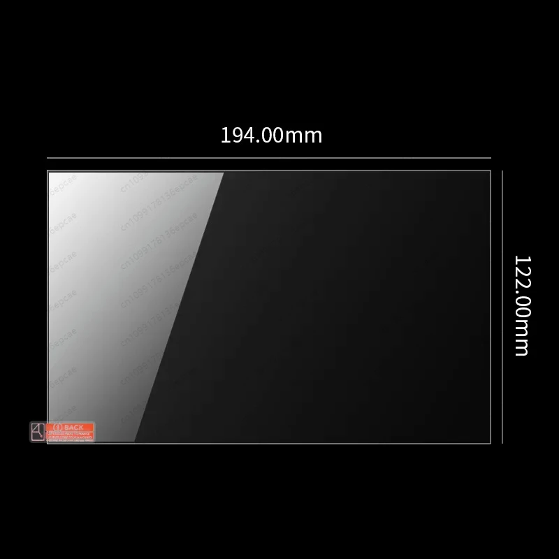 Akcesoria do drukarek 3D z lampą LCD do utwardzania, ekran eksponujący Mono X, ekran 8,9 cala, folia hartowana