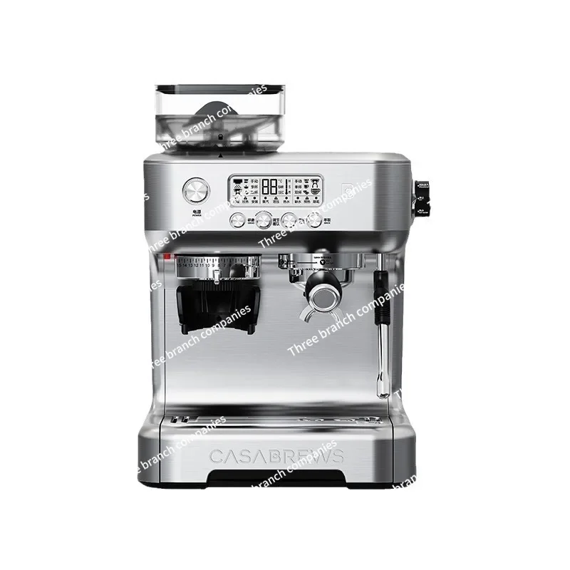 

Household High Pressure Italian Semi-automatic Coffee Machine Bean Grinding Frothed Milk Function Concentrated