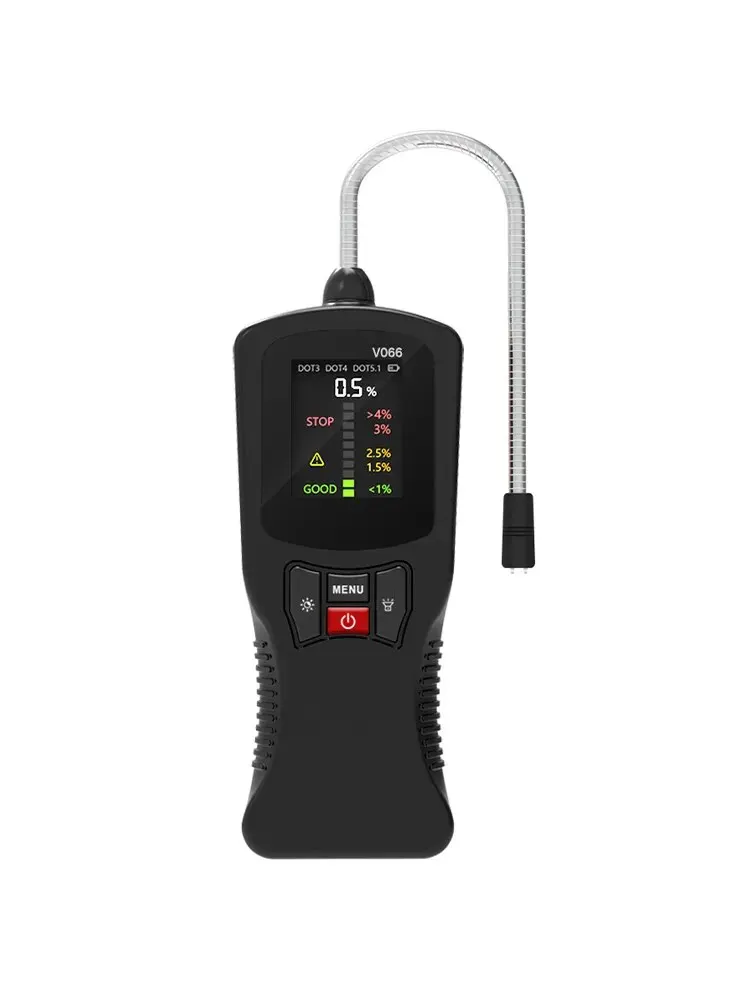 1 PC V066 Brake Oil Detection Instrument Diagnosis of Automotive Brake Fluid Moisture Content Tester Brake Fluid Digital Display