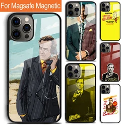 Better Call Saul Goodman Business Phone Case For iPhone 16 15 14 13 12 11 Pro Max Plus Magsafe Magnetic Wireless Charging Cover