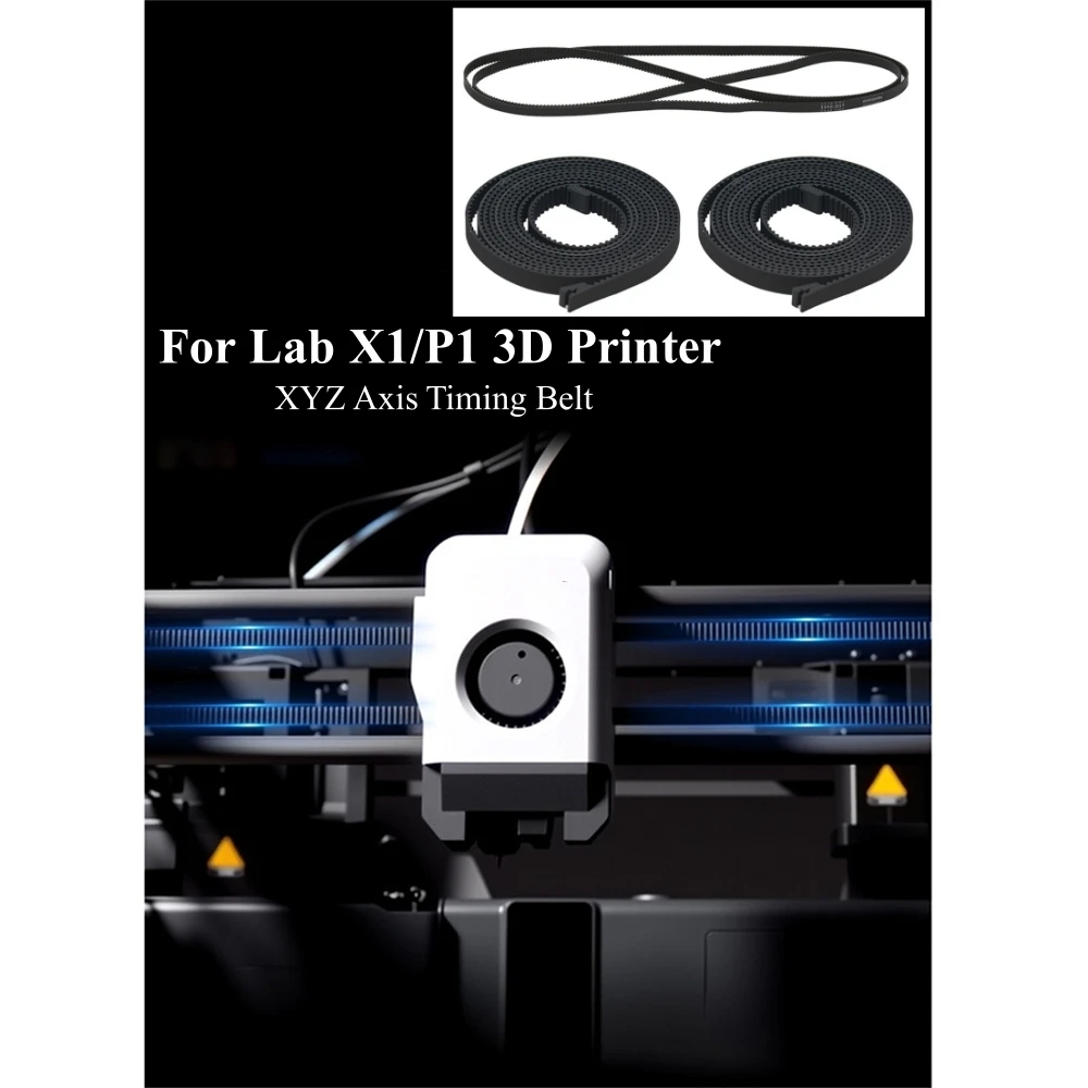 

For Lab X1/P1 Timing Belts XYZ Axis (X+Y+Ring Belt) 3D Printer Accessories