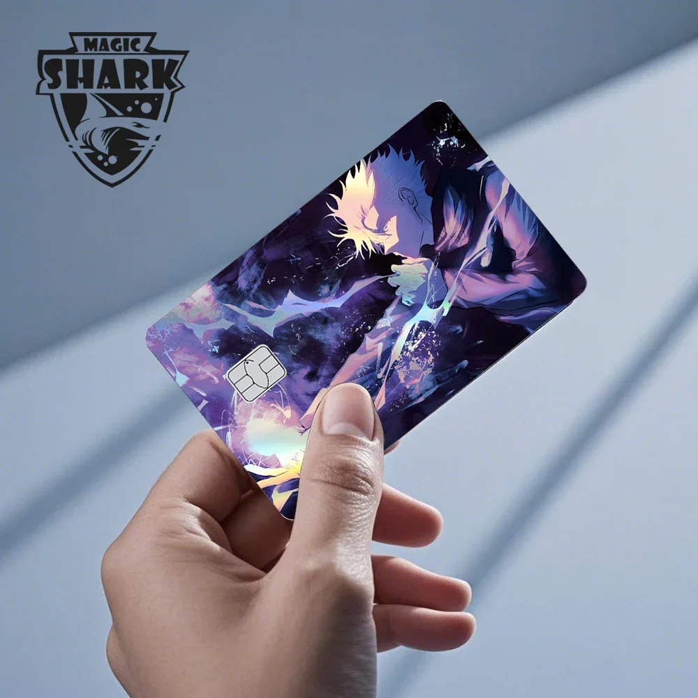 Magic Shark Evil FBI Holographic Laser Shinny Money Credit Bank Debit Film Skin Sticker Cover Kein Verblassen – Detail 6