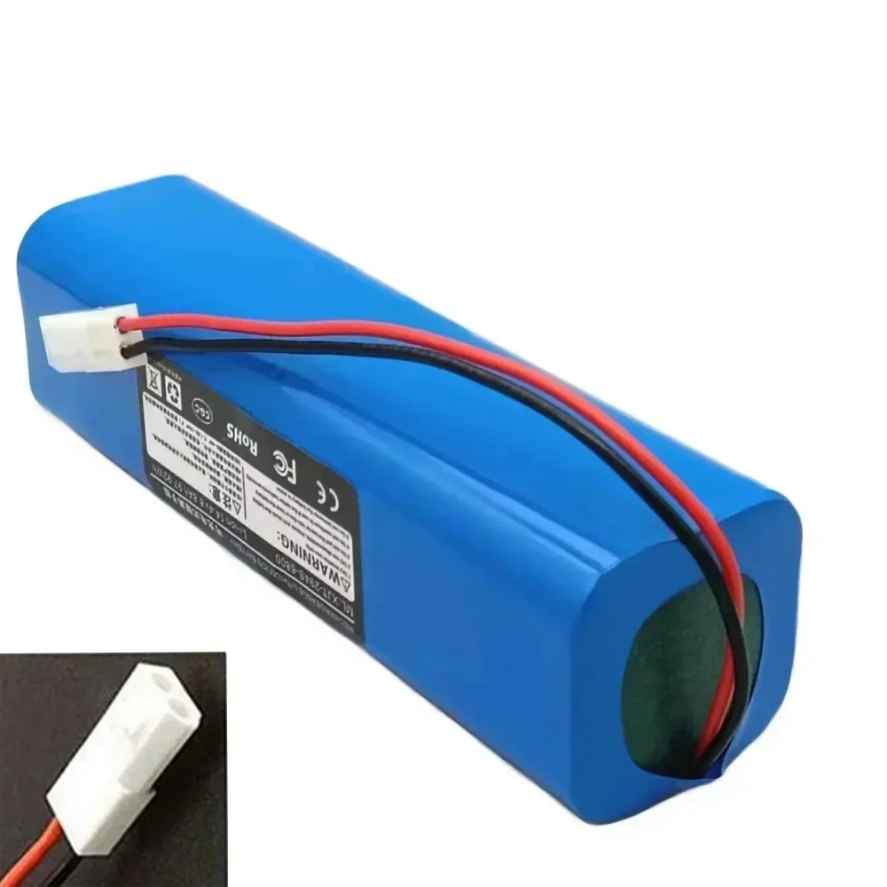 100%Original 12800mAh Battery INR18650 M26-4S2P For ROEMO SYB2 Robot Vacuum Cleaner Replace the battery