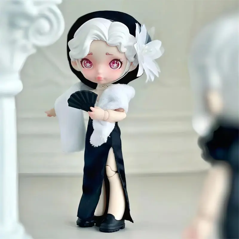 

Черно-белая серия Spectrum BJD слепая коробка-1/12 масштабная кукла с шаровым шарниром, загадочная коробка, подарок-сюрприз на день рождения/праздник