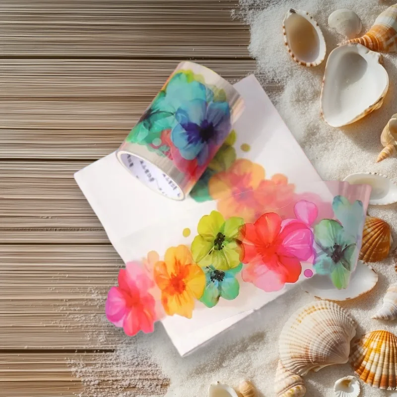 6 Style Aesthetic Color Blur Tapes Rainbow Glow Series for DIY Scenery