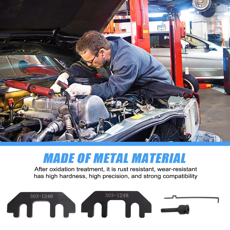 Camshaft Holding Tool Kit With Tension Tool Timing Alignment Holder Tool For Ford 3.5L 3.7L 4V Engines