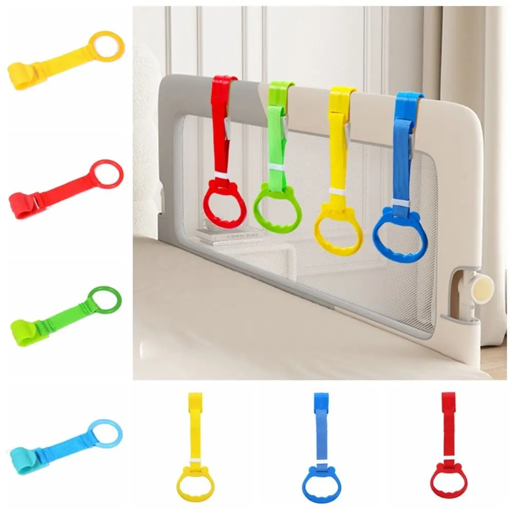 

Stroller Toy Ring Baby Pull Ring Hand Pull Ring Hanging Ring Pull Ring for Playpen Solid Color Plastic Baby Crib Hooks Hanging