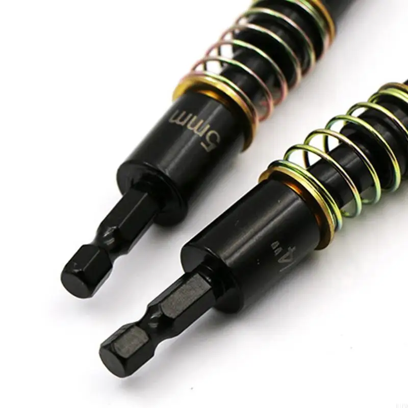 E1pd 5mm & 1/4 "บิตศูนย์กลางตัวเองสำหรับใช้กับ Pin Jig Black Diy Hinge Hinge Bits Bits