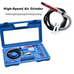 High-Speed Air Micro Die Grinder Kits Mini Pencil Polishing Engraving Grinding Cutting Machine Pneumatic Tools Carving Tool Kit