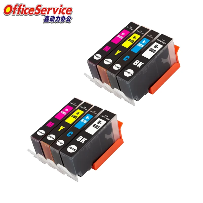 685 ink Cartridge Compatible For HP 685 HP685XL, suit for Deskjet 4615 5525 3525 6525 Deskjet Ink Advantage 4625 printer
