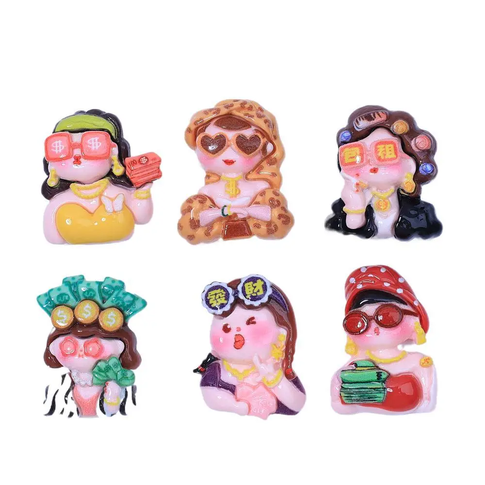 3 قطعة/الوحدة جديد الأميرة الأمير اكسسوارات الراتنج كبوشن مسطح لتقوم بها بنفسك مواد الحرف صنع المجوهرات السحر #5