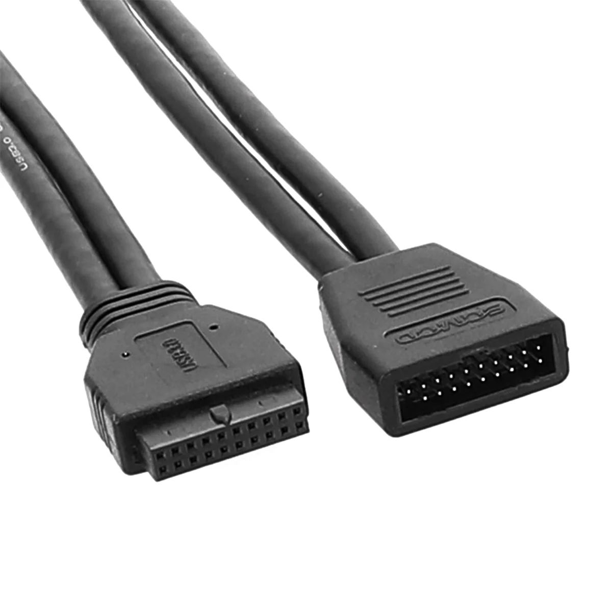 Mainboard USB3.0 Extension Cable 20-Pin Extension Cable Chassis 19-Cable USB 3.0 Portable Straight Head Extension Cable-BtLife