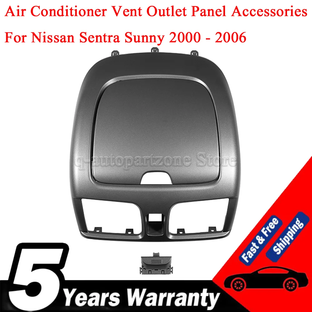 682605 M002 acessórios do painel de saída de ar condicionado do carro para Nissan Sentra Sunny 2000 2001 2002 2003 2004 2005 2006