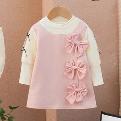 Kid Girl Dress Children Clothing Lace Puff Sleeve Princess Costume Wedding Party Costume Birthday Toddler Dress Baby Girl A918