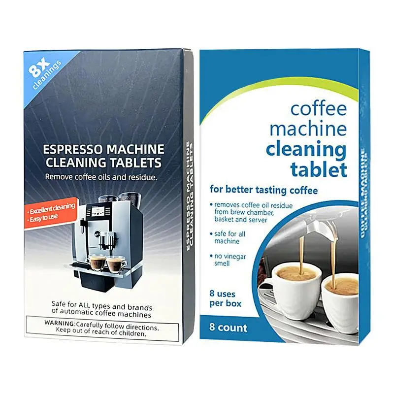 

8-Pack Coffee Machine Descaling Tablets Coffee Pot Cleaning Tablets Coffee Machine Cleaner For Coffee Pots