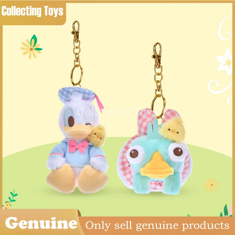 

Genuine Disney Spring Themed Plush Keychain Stitch Winnie The Pooh Donald Duck Stuffed Bag Pendant Cute Gift For Kid Friends Toy