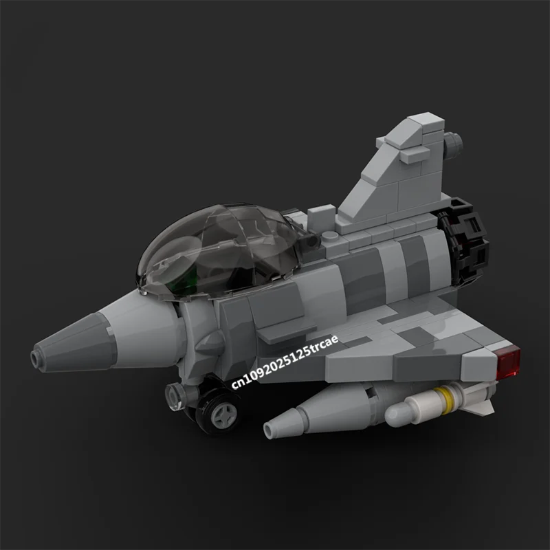 새로운 Moc 미니 육군 스케일 제트 항공기 빌딩 블록 슈퍼 파이터 모델 Diy 창의적인 아이디어 어린이 장난감 생일 크리스마스 선물