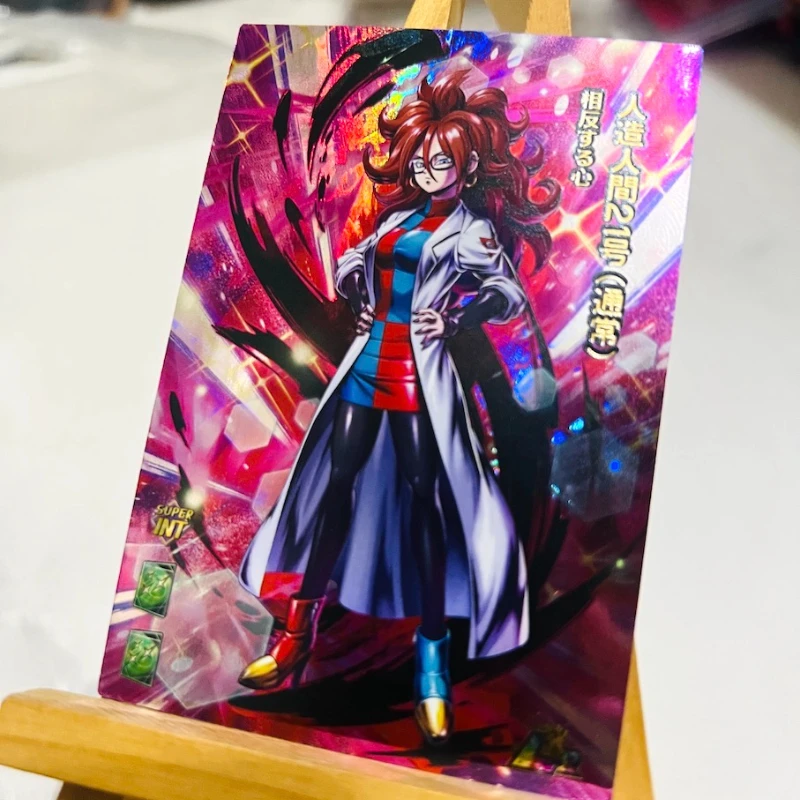 Dragon Ball Anime Surrounding Series Legendary Character Super Saiyan Laser Craft Flash Collection Toy Card Birthday Gift