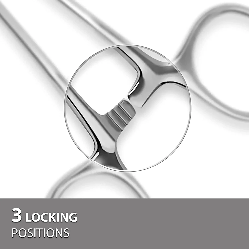 Imagem -06 - Fórceps Hemostático Fórceps Cirúrgicos Hemostat Locking Grampos Alicates de Pesca Alicates Curvo Alicates Retos Aço Inoxidável
