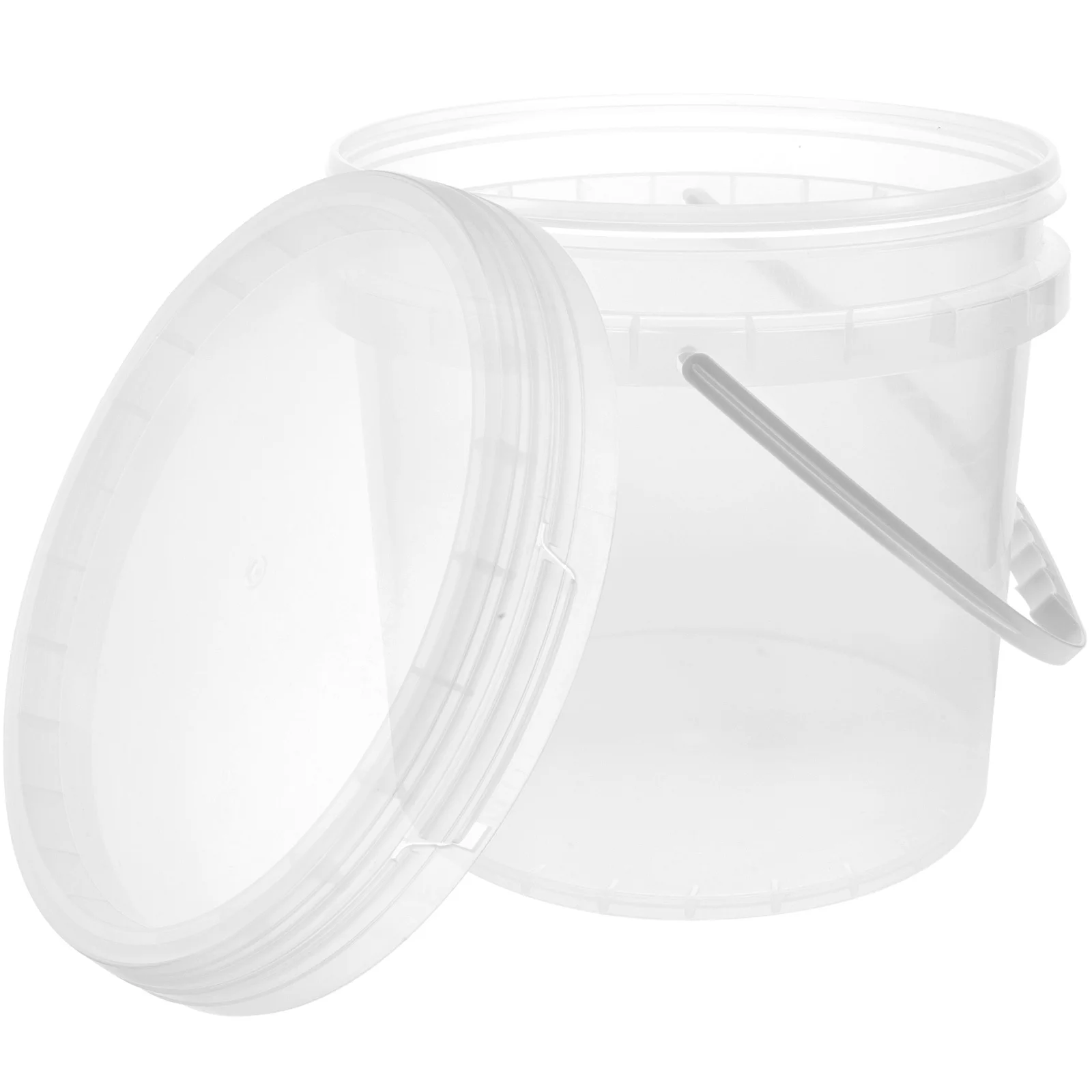 

Plastic Paint Bucket Food Grade Sealed Container Heavy Duty Storage Bins Airtight Paint Holder Garden Supplies